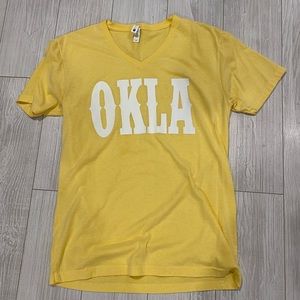 Yellow Oklahoma soft T-shirt